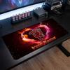 Manchester United Custom Large Mouse Pad, Personalized Name Text Print, Football Logo Non‑Slip Desk Mat Gaming Gift