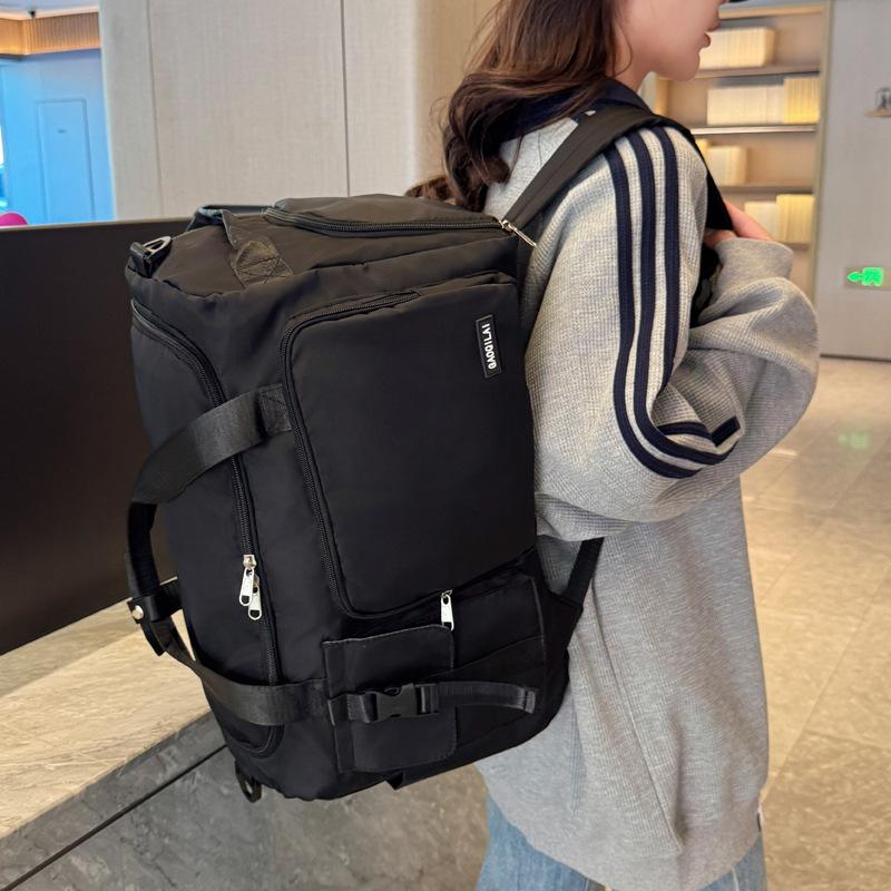 Женская многофункциональная дорожная сумка большой вместимости с отделением для сухих и влажных вещей, легкая, для перевозки и хранения багажа, чехол для сумки на колесах, сумка для спортзала