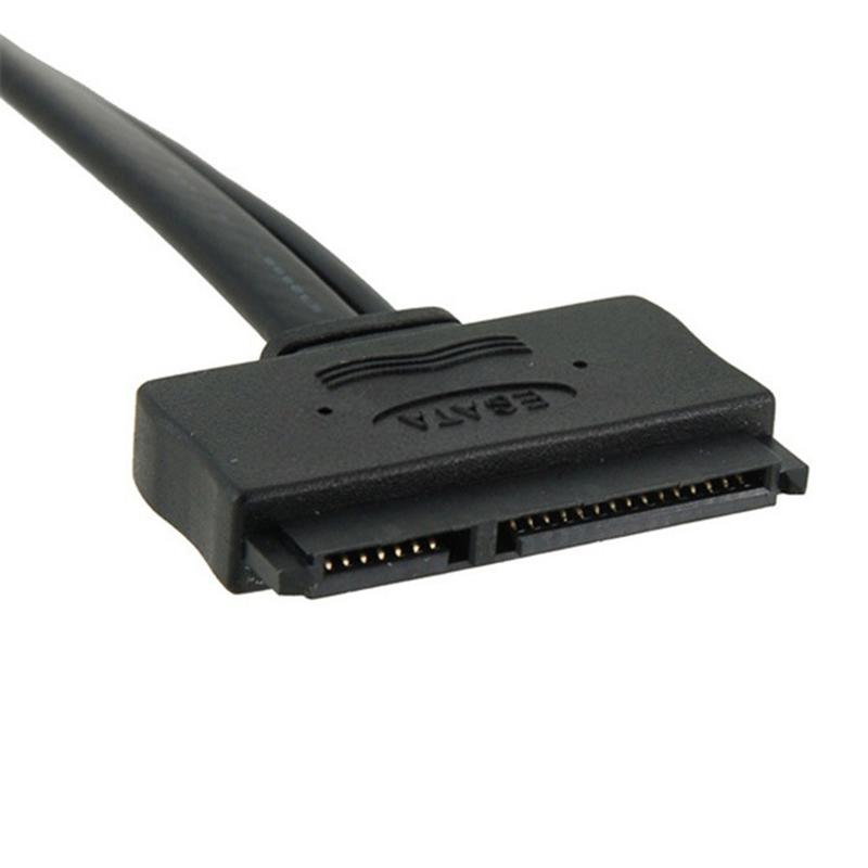 SATA 22Pin to Power ESATA Cable Splitter USB Power Wire Converter 2.5inch SATA 7+15Pin Hard Disk to eSATA Extend Cord Adapter