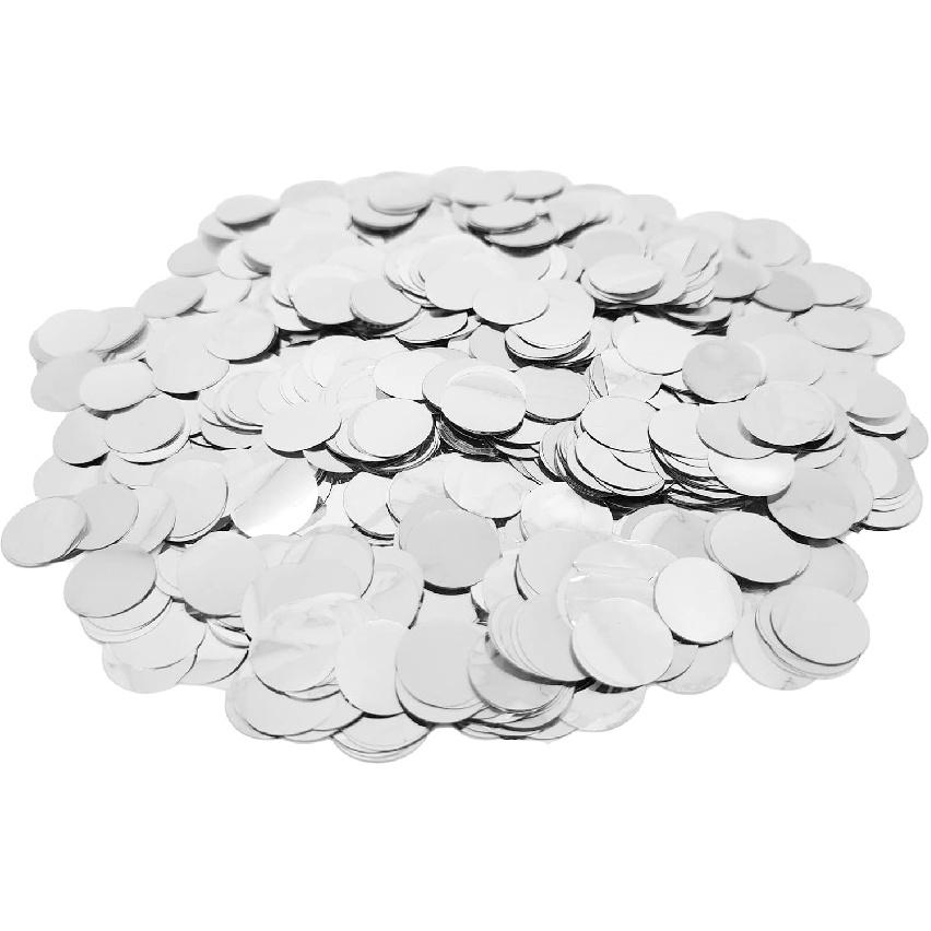 ZOOYOO Blue Foil Confetti, Round Foil Glitter Table Confetti Dots, Sparkling for Wedding Birthday Party Decoration (1.76 OZ, 1.5 cm)