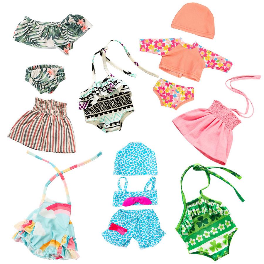 18-дюймовая кукла American Girl 43 см Купальник-бикини Xiafu