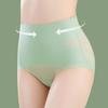 Women's Panties High Waisted Tummy Tightening Solid Color Slimming Thin Sports Panties Women's Underwear