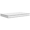 VidaXL Matelas en Mousse Moyennement Doux, Matelas sans Ressorts avec Fermeture Éclair, Matelas Simple Chambre à Coucher 373030
