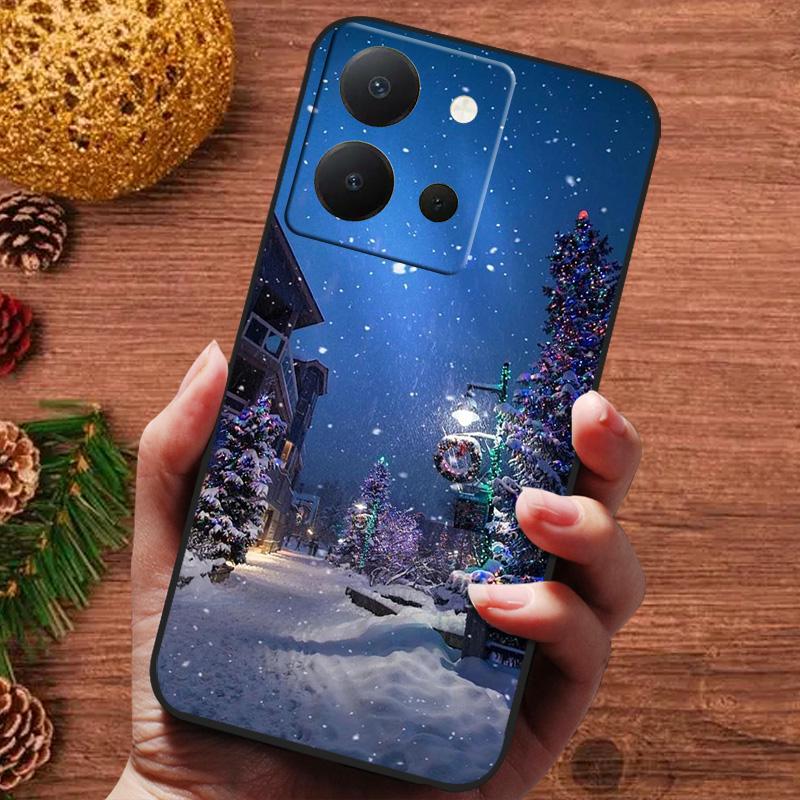 Рождественская Расписная Крышка Для Vivo Y36 4G 5G Чехол Силиконовый Мягкий Fundas Чехол Для Телефона Для Vivo Y 36 VivoY36 4G Русская Версия Capa