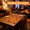 Halloween Placemats Design Place Mats for Holiday Party Decorations