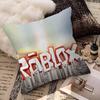 Hot Game-R-Robloxs Cushion Cover Pillow Cover Decor Pillowcase Printed Cushion Case For Couch