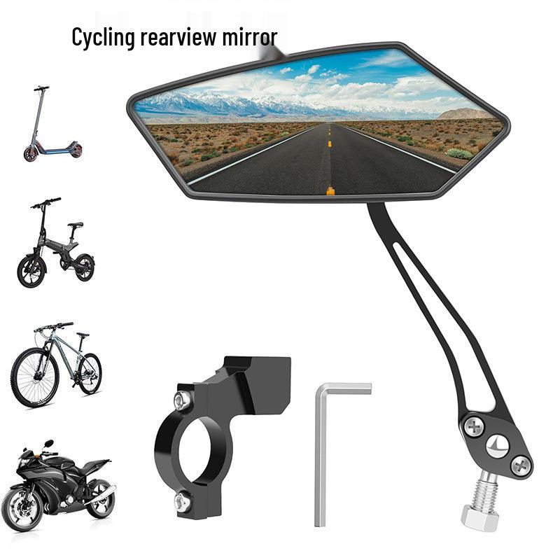 360° Rotatable & Foldable HD Rearview Mirror for Bikes, E-cars & Motorcycles