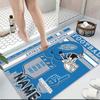Custom Name Football Fanatic Journal Carpet Rug Customizable Soft Washable Anti-Slip Home Living Room Sofa Mats Personalized Rug. 090924