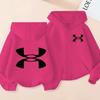 Kids Cardigan Autumn Winter Hoodie Zipper Style Sweatshirt 3-12Yrs Boys Girl Letter Sports Top Casual Fashion Loose Coat Clothes