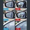 Car Rearview Mirror Film Side Window Rainproof Clear Film 2 Pcs Anti Fog Window Mirror Protective Film Sticker Car Accessories