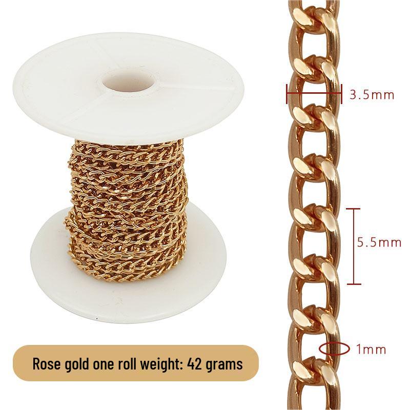 Трансграничное DIY ожерелье ручной работы: Полуфабрикаты из металла и алюминия, цепочки, ювелирная фурнитура