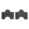 Pair of 7/8in Motorcycle Handlebar Riser 30mm Height Increasing Handle Bar Mount Clamp Riser for 650