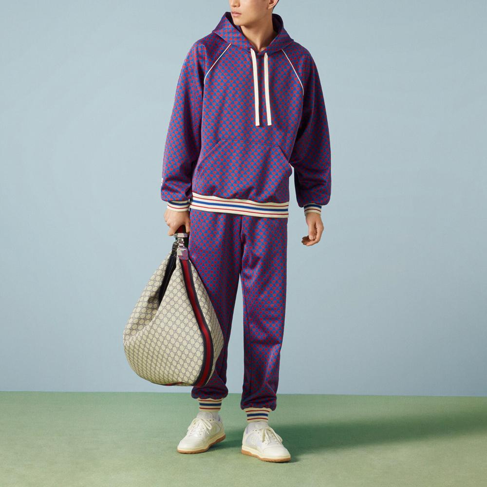 Gucci Мужские вязаные спортивные штаны Разноцветные 752646-XJFR2-4623