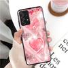 Чехол для телефона из розового золота с розовым сердечком и бабочкой для Samsung Galaxy A13 A22 A12 A32 A71 A11 A21S A33 A52 A72 A51 A50 A70 A31 M31