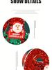 Christmas 0-9 Number Candle 3D Page Cartoon Character Children Party Cake Plug-in Birthday Cake Decoration Gift
