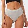 Женские хлопковые трусики большого размера с высокой талией, компрессионные стринги с высокой пружиной, закрытый задний шов, удобные спортивные трусы