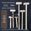 Solid Wood Temple Gong Mallet - Original Wood Color Mallet for Striking Board or Dharma Instrument