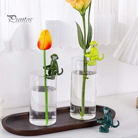 3/6 шт. держатель для поддержки растений в форме обезьяны, инструмент для роста растений, держатель для почек, стеблей, побегов и черенков