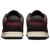 Nike Dunk Low SE Fleece - Burgundy Crush Женские кроссовки красный черный белый DQ7579-600