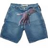 European And American Y2K Hip-hop Trend Pattern Printed Denim Shorts Couple Casual Trousers
