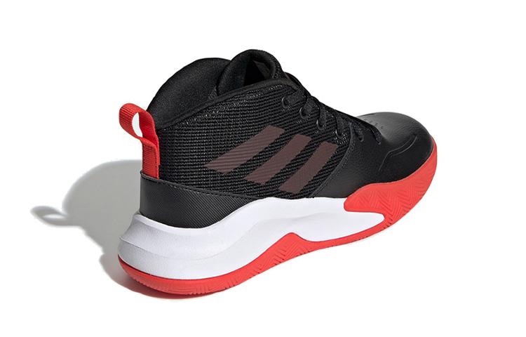 adidas OwnTheGame Me Rebound Средние Баскетбольные Кроссовки Черно-Красные Детские EF0309
