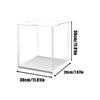 1 шт. Прозрачный акриловый дисплейный ящик для хранения, пылезащитный дисплейный шкаф, настольное хранилище, домашнее хранилище