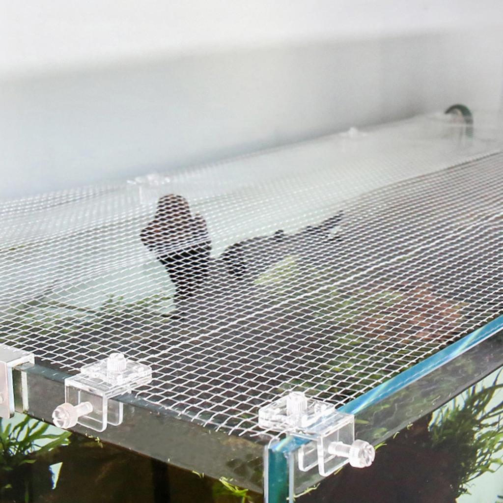 2 шт. держатель для крышки аквариумного стекла, акриловый зажим, держатель, зажим, инструменты для аквариума, защита от побега