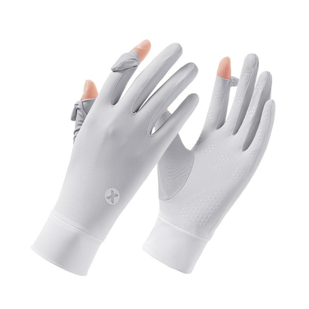 Gradient Sun Protection Gloves Thin Touchscreen Gloves  for Driving,Golf,Hiking