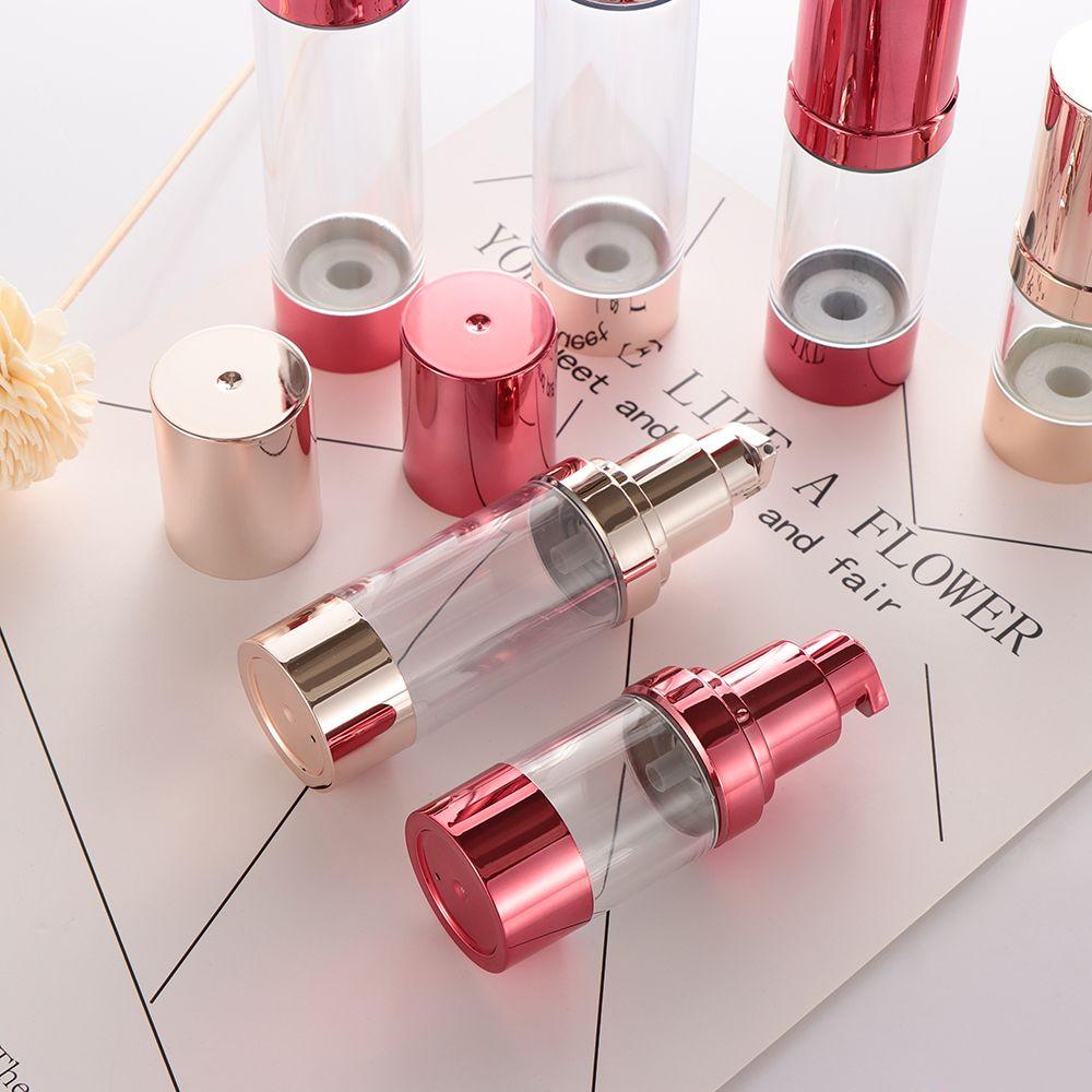 Size Squeeze Pump Empty Refillable Bottle Cosmetic Holder Lotion Vacuum Bottle Cream Container
