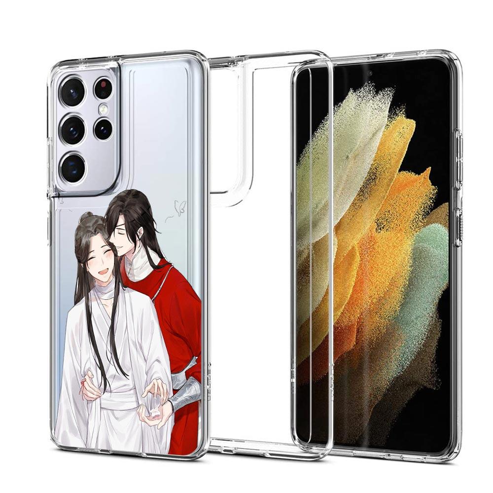 Чехол для телефона Heaven Official Blessing TGCF для Samsung Galaxy S23 S22 Ultra S20 S21 FE 5G S10 S10E S9 S8 Plus 4G, мягкий прозрачный чехол