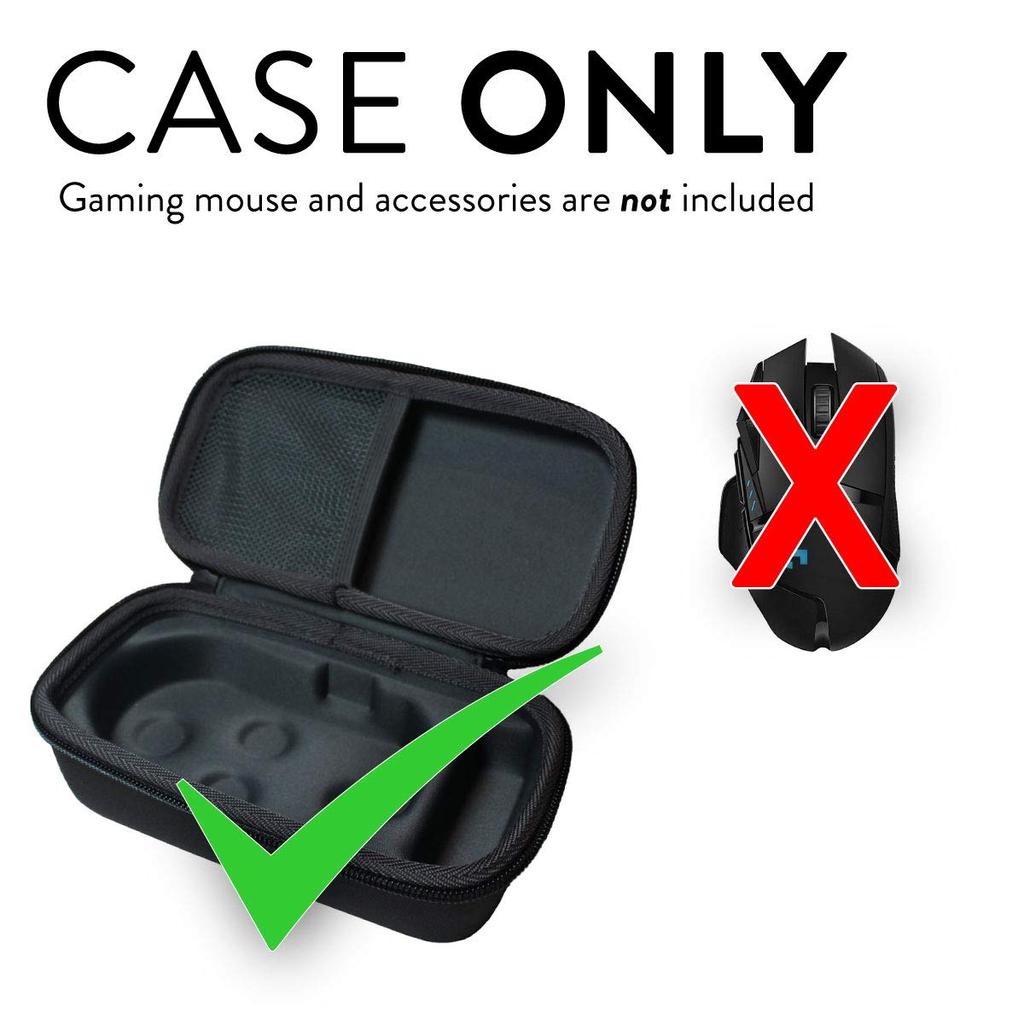 Чехол TUDIA EVA Case Corsair Harpoon Wireless Gaming Mouse, совместимый с жестким дорожным чехлом для переноски игровой мыши, не входит в комплект [только чехол]