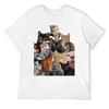 Cat Pattern T-Shirt anime stuff hippie clothes basketball graphic tees street wear vintage t shirt men