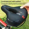 Safety Warning Road Mountain Comfortable Seat Hollow Bike Saddle MTB Bicycle Shock Absorbing