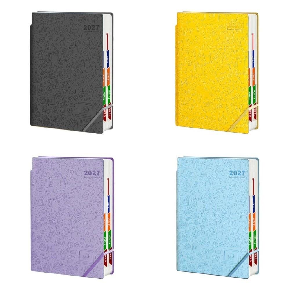 A5 2027 Schedule Book Funny Cartoon Time Management Planner Agenda Planner Notebook School