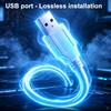Проектор атмосферного освещения USB-лампа, ночник «Звездное небо» с четким изображением и регулируемой яркостью, сенсорное управление, 2-в-1, звезда для дома и путешествий