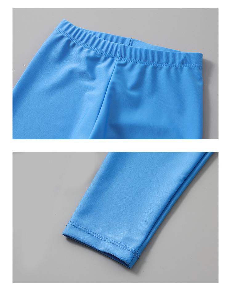 2024 Детский быстросохнущий купальный костюм: Солнцезащитный лонгслив, раздельный дизайн для девочек и мальчиков