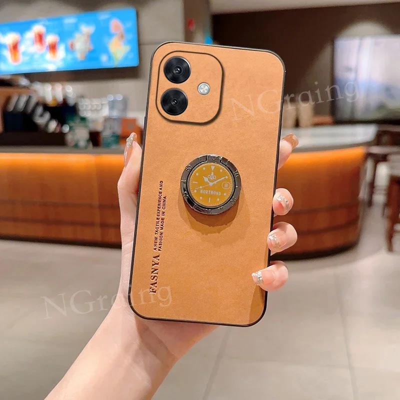 Для OPPO A40 A40M A3X овечья кожа магнитный держатель кольца подставка чехол для OPPO A80 A3 Pro A40M K12X 5G матовый защитный чехол для объектива