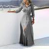 POLO Collar Style Striped Bohemian Seven-quarter Sleeve Cardigan Dress