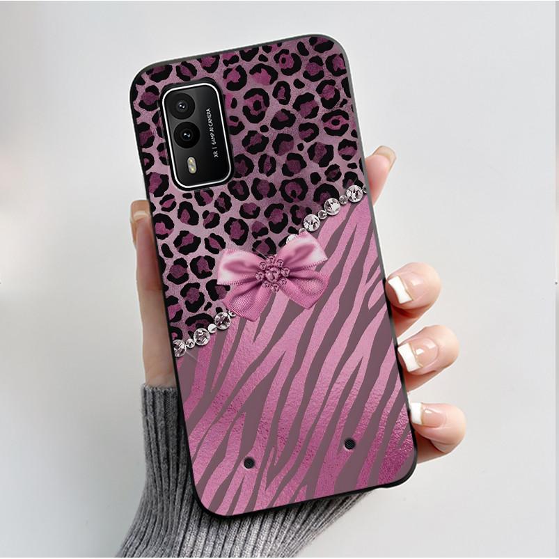 Печатный чехол для телефона Nokia XR21 Coque Capa Мягкий силиконовый черный корпус Чехол Милый Цветок Мультяшный Корпус Fundas