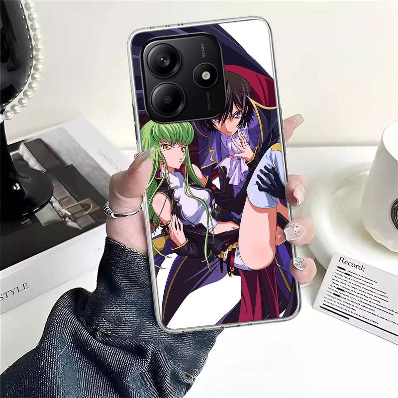 Мягкий чехол для телефона Code Geass для Xiaomi Redmi Note 15 14 14S 13 12 Pro Plus 12S 11 11S 11E 10 10S 11T 5G Fundas Coque Redmi