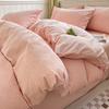 Легкий, роскошный и высококачественный комплект постельного белья из вафельного хлопка из четырех предметов, хлопковые простыни, пододеяльник из трех предметов