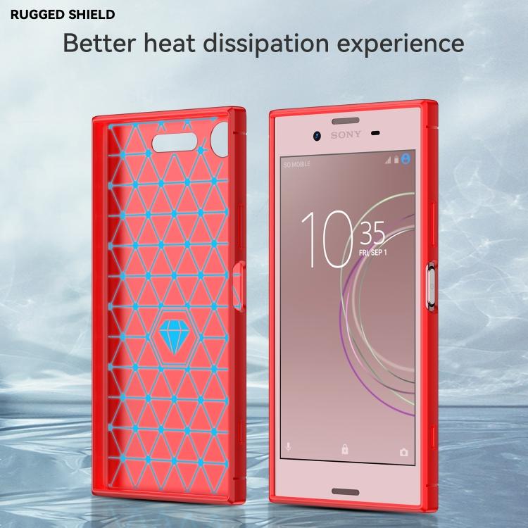 Чехол для телефона из ТПУ из углеродного волокна с матовой текстурой для Sony Xperia XZ1