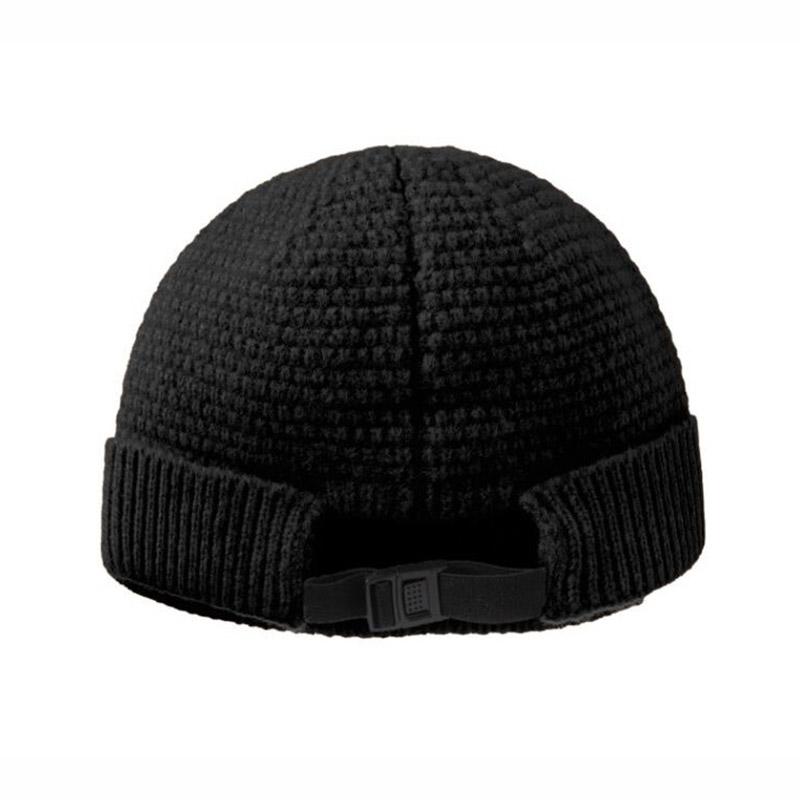 1 шт. теплая шапка-бини, зимняя бейсбольная кепка в стиле хип-хоп из акрилового волокна, мужская вязаная шапка, осенняя уличная свернутая шапка-капюшон, мягкая