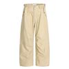Kisko Melard Retro Deconstructed Washed Vintage Flared Cargo Pants Unisex Trendy Loose Straight Casual Pants