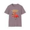 Unisex Softstyle Sad Flamingo Martini T-Shirt – Funny “Flamboyantly Miserable”