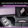 Xiaomi SU7 Diamond-Embellished Interior Stickers for Center Console and Car Logo Customization