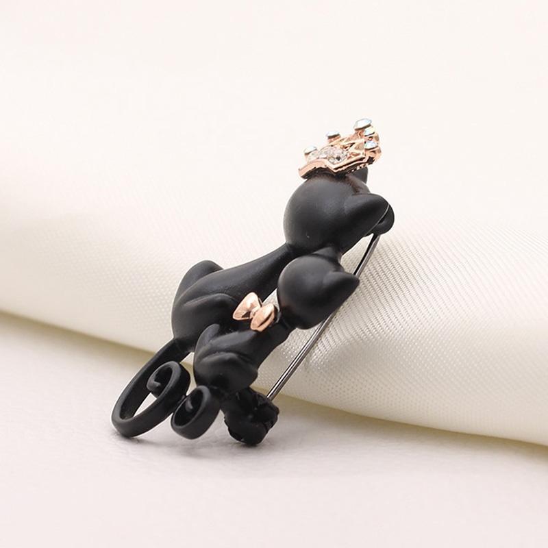 Женщины мать дочь кошки броши кристалл хиджаб булавки шляпы шарф костюм брошь пряжки для одежды