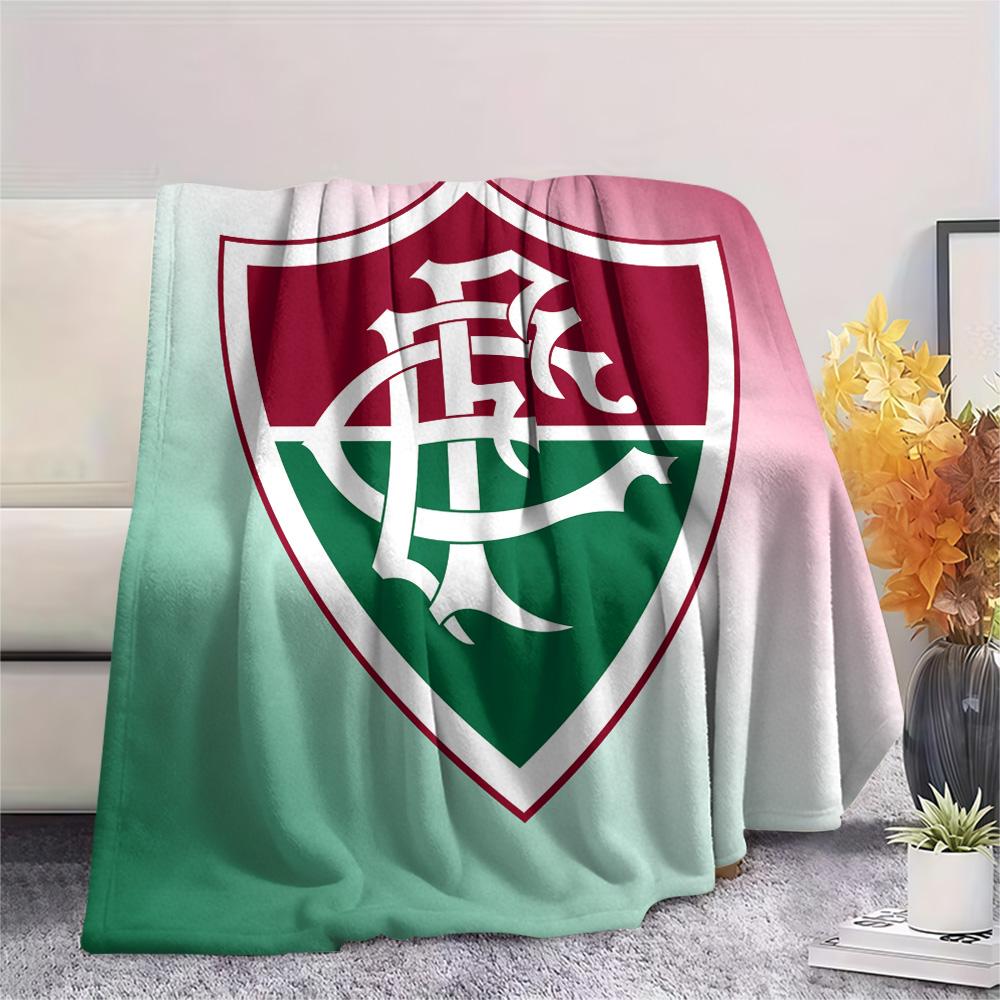 Fluminense Football Club Print Flannel Blanket, High quality Comfortable for All Seasons, Home Decor, Warmth and Comfort