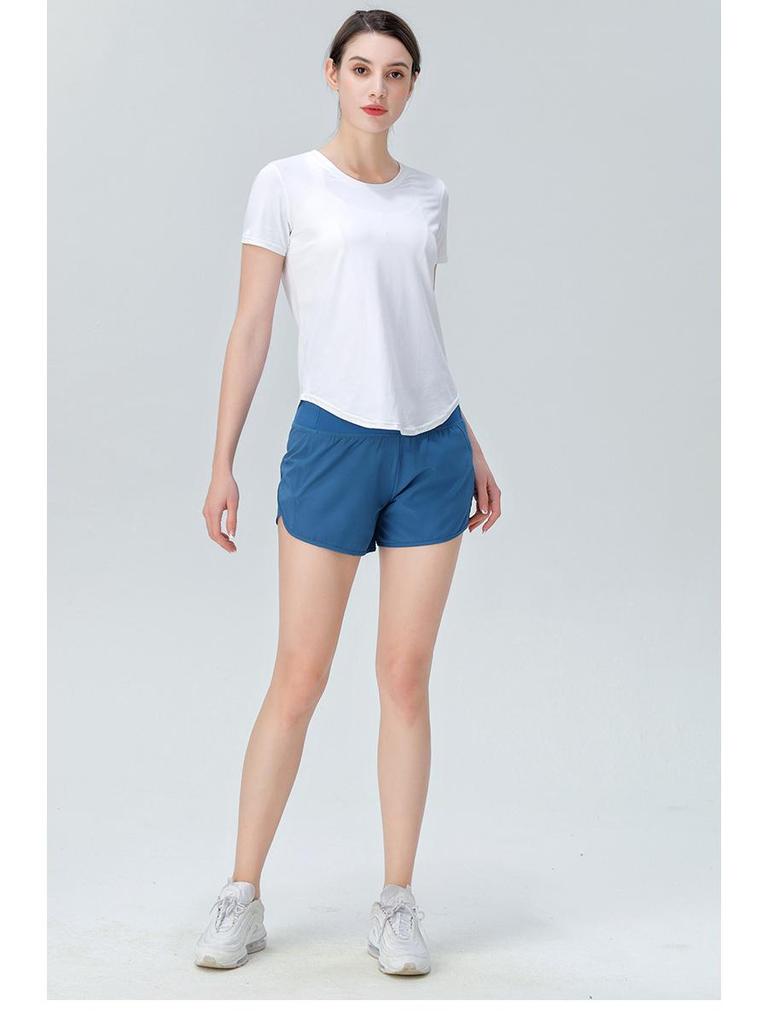 Дышащая футболка для йоги с ледяной прохладой: Быстросохнущий, влагоотводящий фитнес-топ