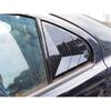 Carbon Fiber Look Window Louver Shutter Cover Side Vent For Mitsubishi Lancer
